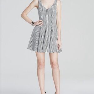 Amanda Uprichard Fit and Flare Mini Dress